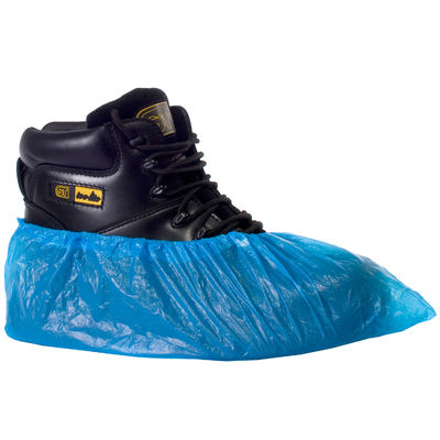 Disposable Non Woven Non Slip Booties Coverings For Hospital PP CPE Shoe Covers OEM