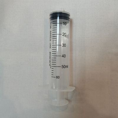 3부품 일회용 비생성 주사기 바늘 없이 투명
