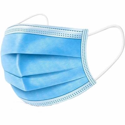 3 층 버릴 수 있는 안면마스크 치음 수술용 마스크 외과적 메디컬 소비재의