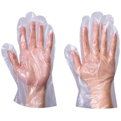 병원 및 가정용 플라스틱 폴리엔 HDPE PE 투명한 일회용 장갑