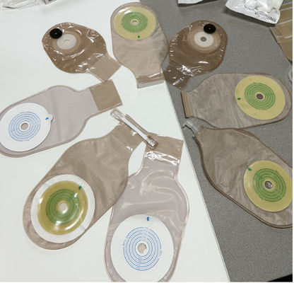 1개형 콜로스토미 종류 재사용 가능한 콜로스토미 봉지 60mm 다양한 닫기 스토마 봉지